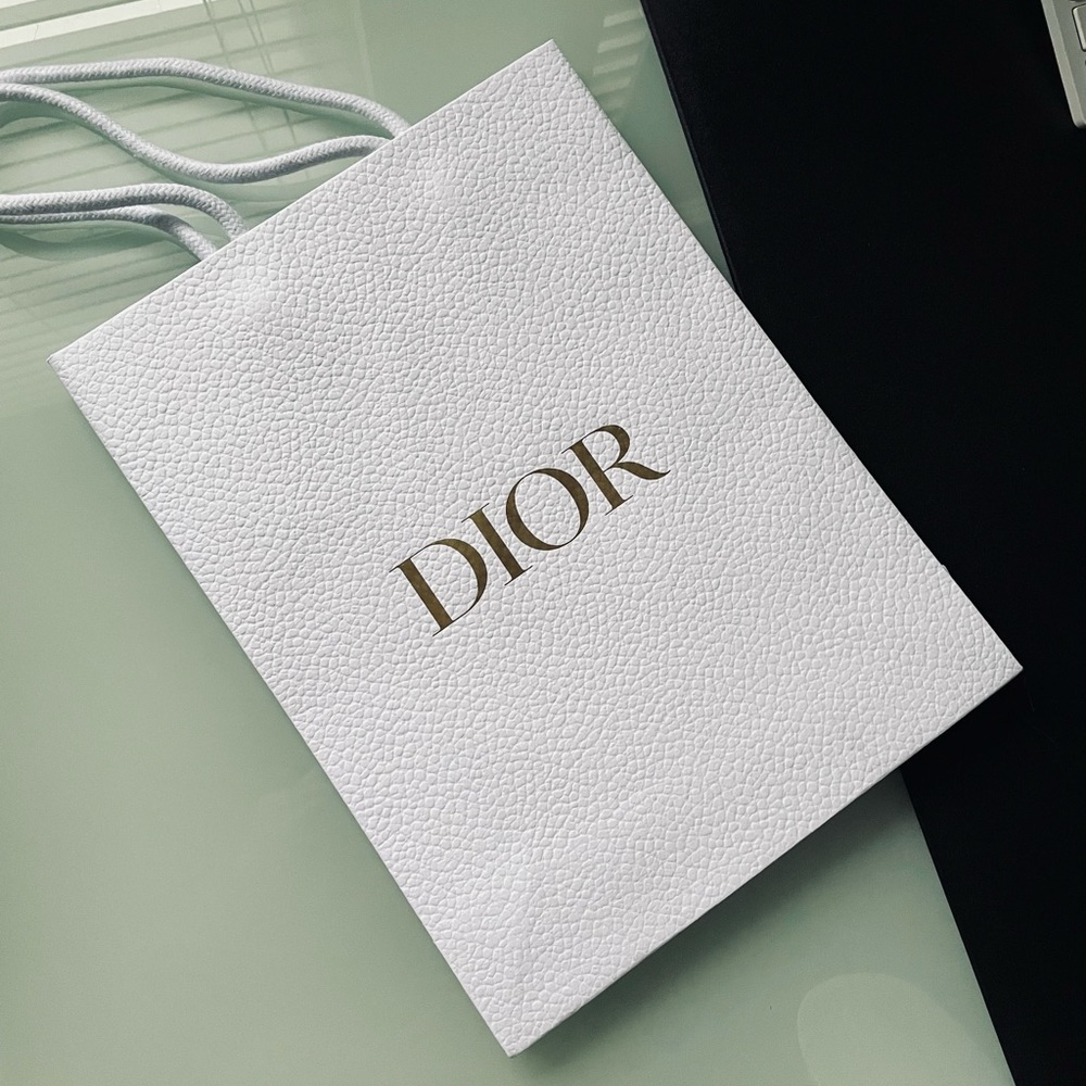 Dior gift bag
